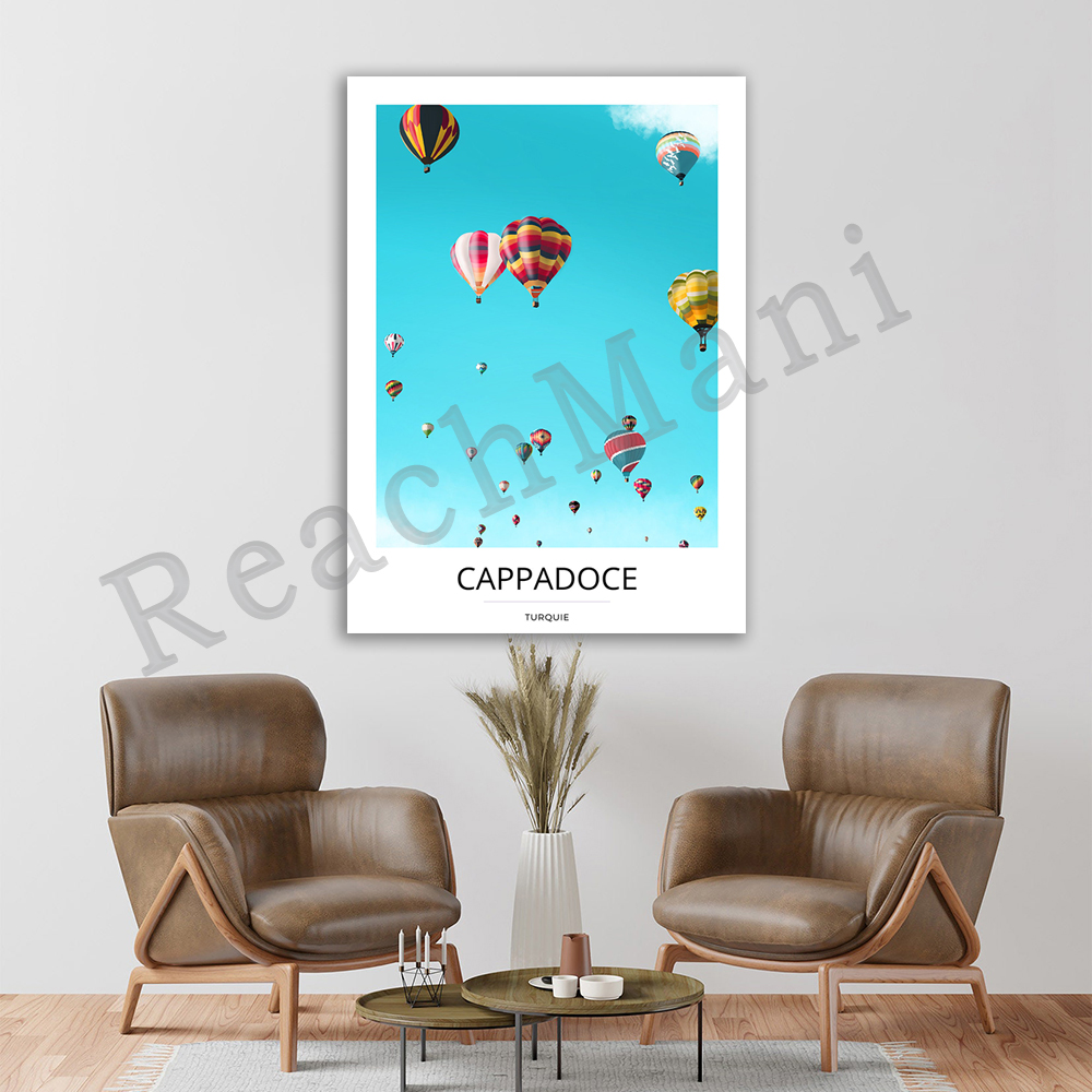 Interior Design Illustration - Каппадокия, печать плакатов, туристические постеры, дизайн
